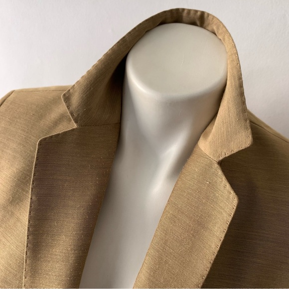 v i n t a g e :: Structured Sleek Longline Wool Rayon Blazer - Picture 4 of 16